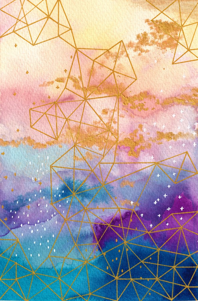 Himmlische Gradientengeometrie von Camille Contini