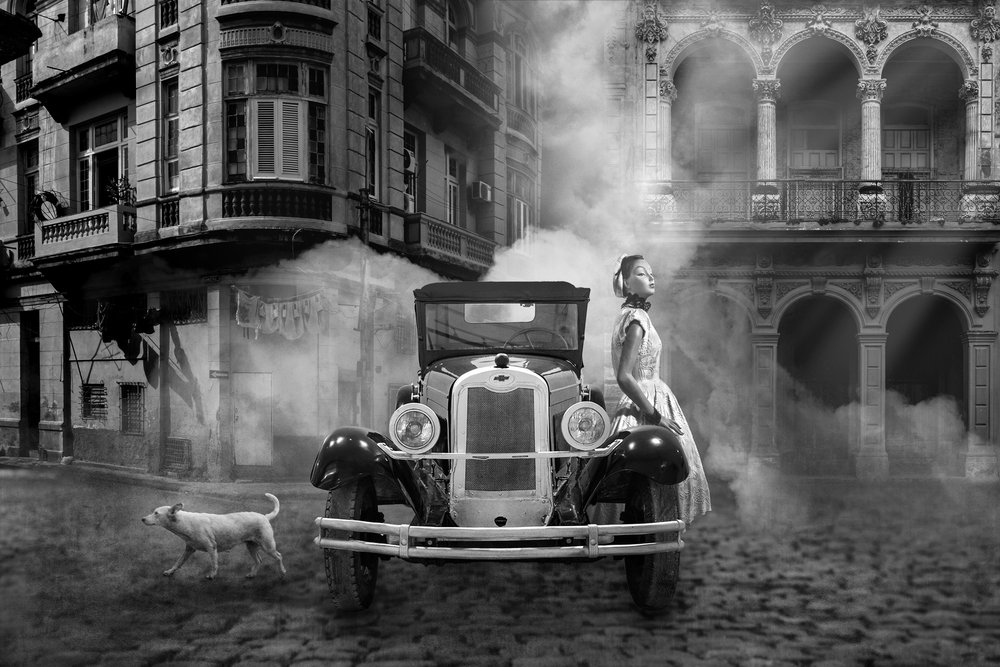 Klassische Havanna-Straße von Christian MARCEL