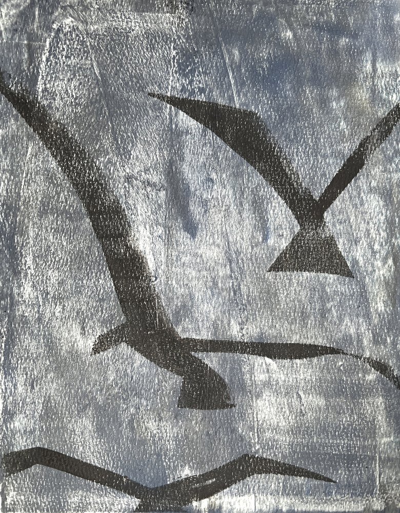 Vogelsilhouette von Christina Misuro