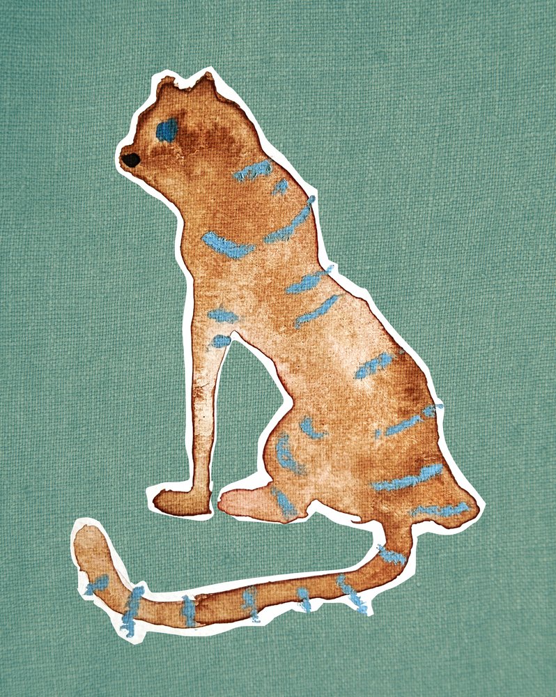 Tiger Blau von Christina Misuro