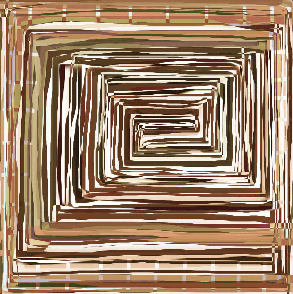 Erdige Spiralgeometrie von Christina Sillen