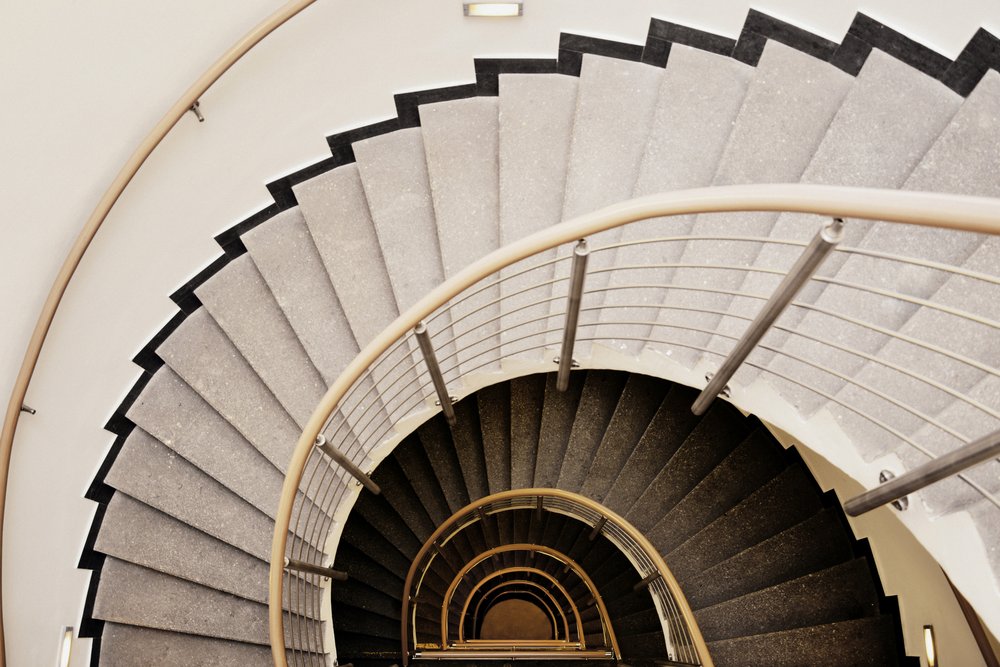 Windende Wendeltreppe von Christina Sillen
