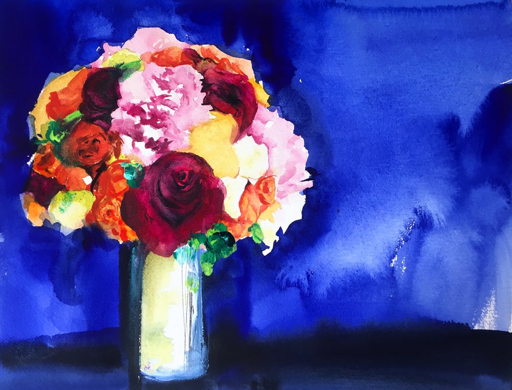 Lebhaftes Blumenbouquet von Christine Lindstrom