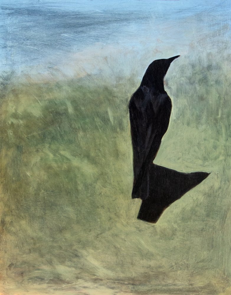 Einsame Vogelsilhouette von Claire Lerner