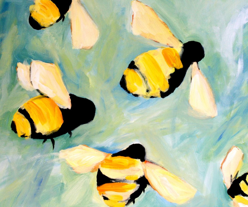 Fröhliche Hummeln von Claire Whitehead