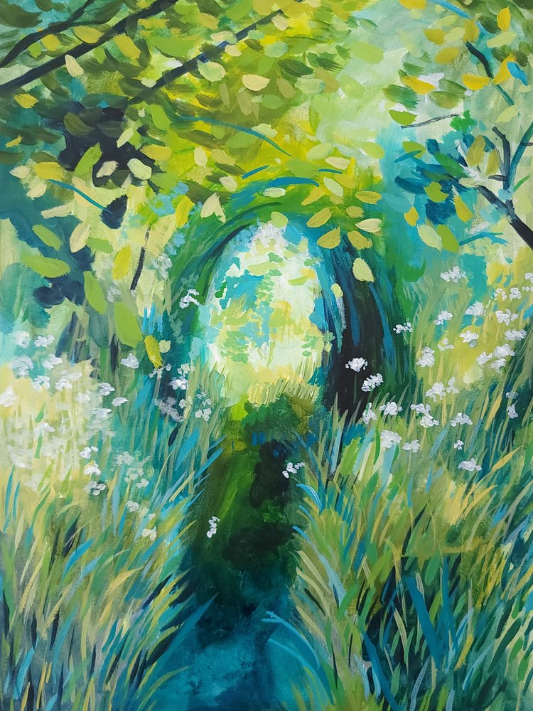 Sonniges Waldtor von Claire Whitehead
