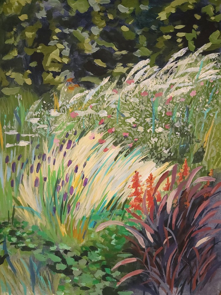 Lebendiger Sommergarten von Claire Whitehead