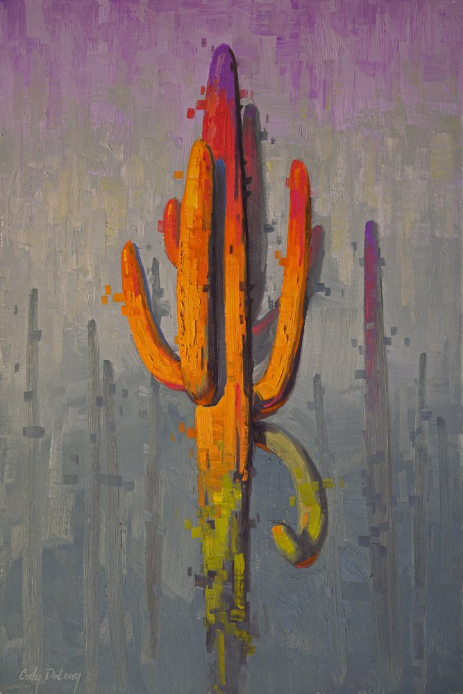 Lebendiger Wüsten-Saguaro von Cody DeLong