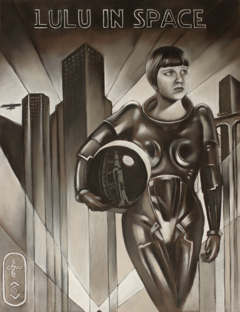 Art Deco Stadtastronaut von Corné Akkers