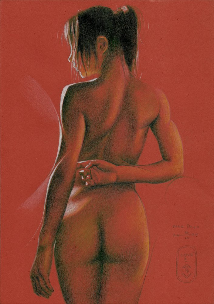 Nackte Weibliche Figur von Corné Akkers