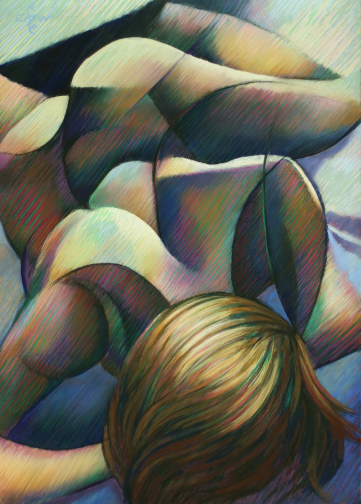 Serene Abstrakte Figur von Corné Akkers