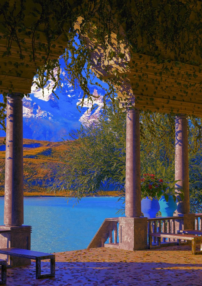 Pergola Bergseeblick von CosmoZach