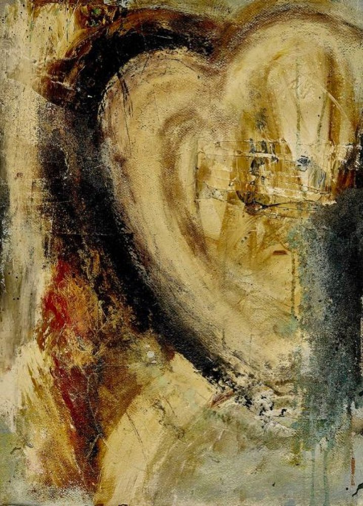 Leidenschaftliches Abstraktes Herz von Deb Chaney