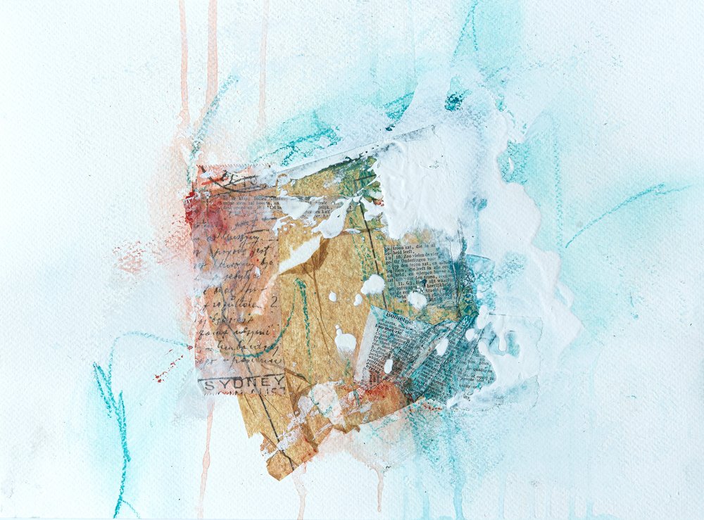 Sydney Skript Collage von Deb Chaney