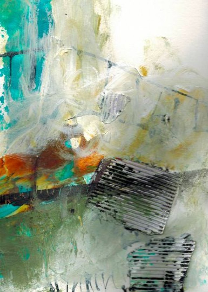 Urbanes industrielles Abstrakt von Deb Chaney