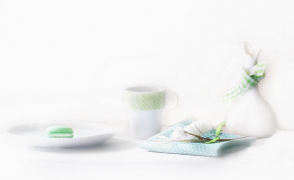 Frischer Grüner Macaron Tisch von Delphine Devos