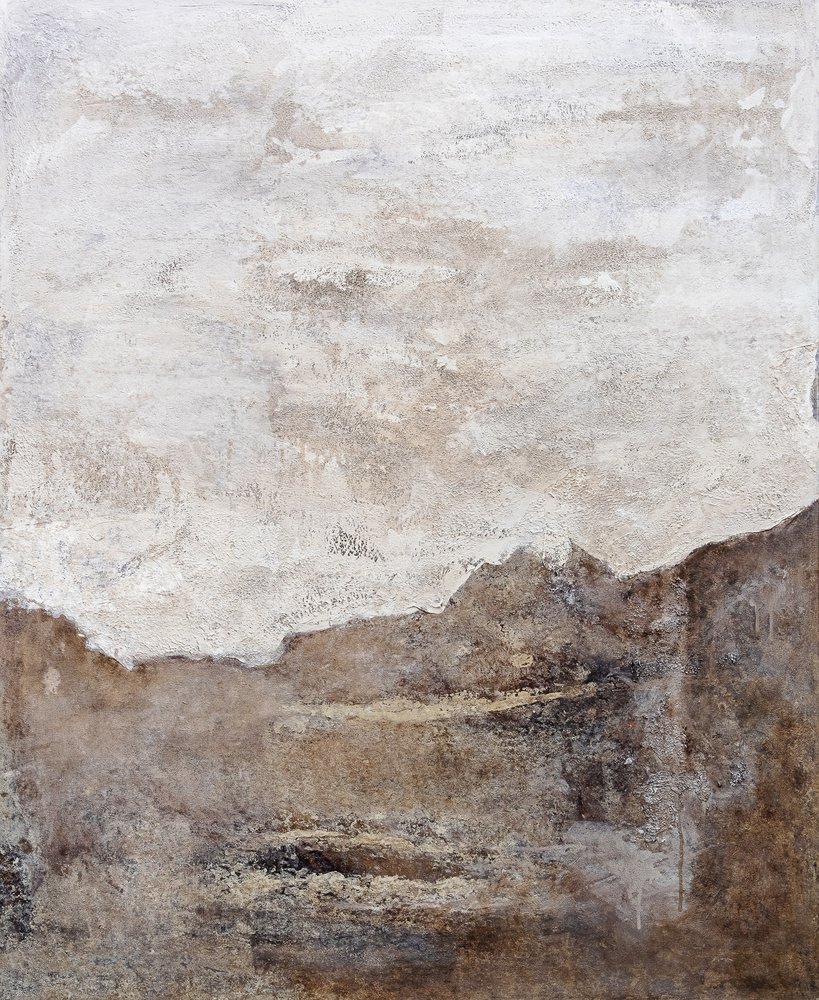 Gedämpfte Berglandschaft von Denise Quah
