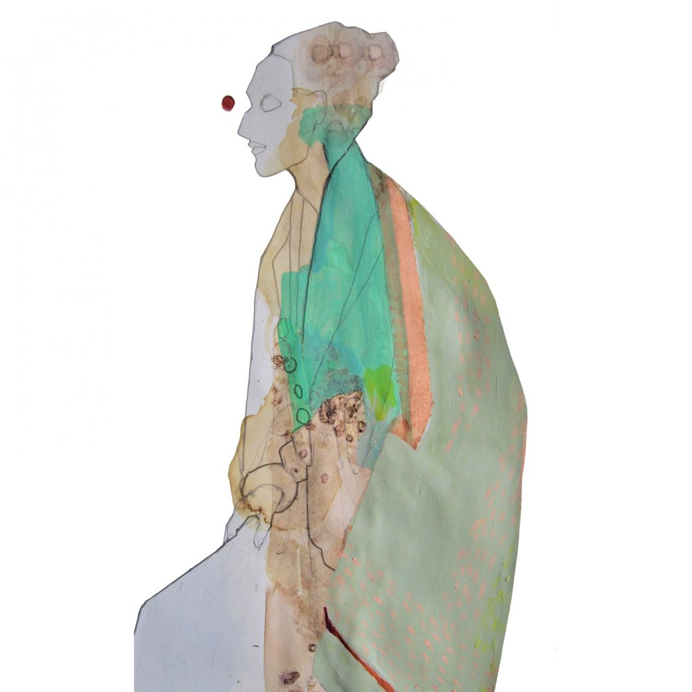 Kontemplative abstrakte Figur von Doris Schmitz