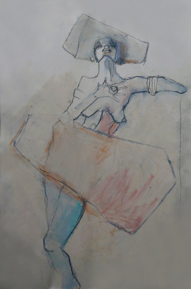 Dynamische Modefigur von Doris Schmitz