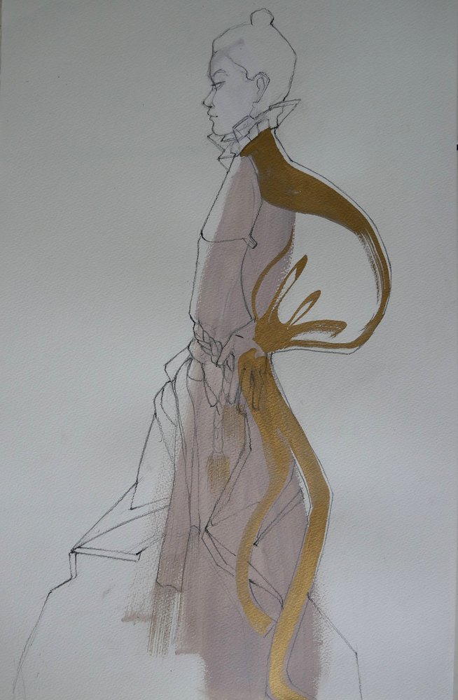 Elegante Goldene Mode von Doris Schmitz