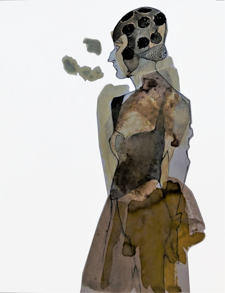 Elegantes Frauenprofil von Doris Schmitz