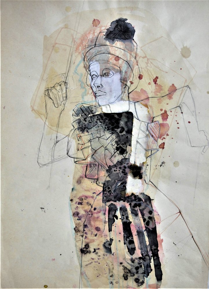 Ausdrucksstarke weibliche Figur von Doris Schmitz