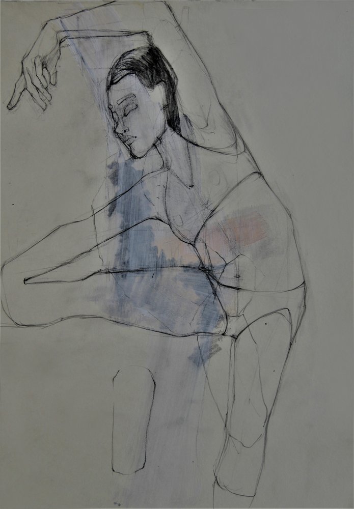 Anmutige Figuren-Skizze von Doris Schmitz