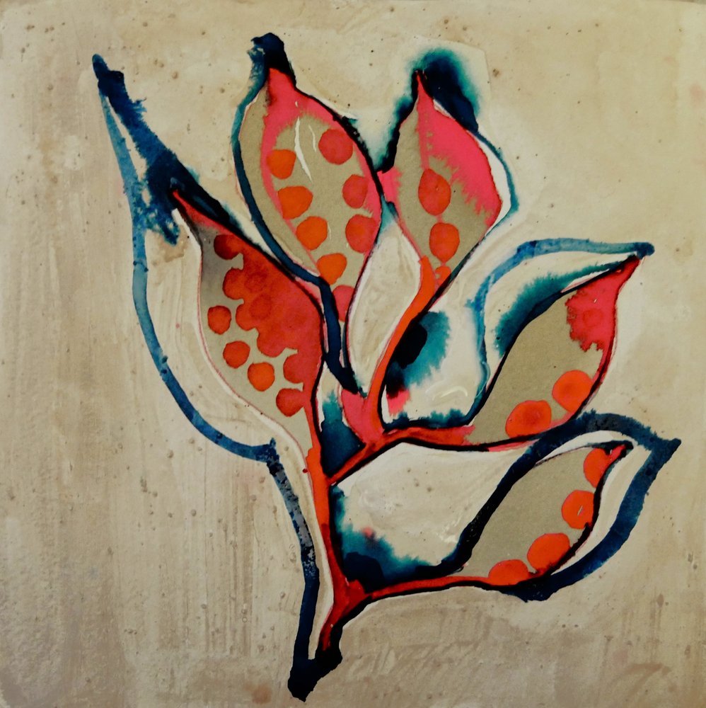 Lebhaftes Korallenbotanisches von Doris Schmitz