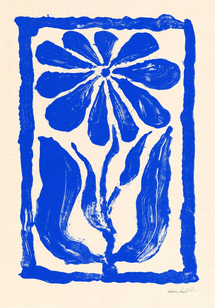 Blaue Blüte von EDEN KALIF