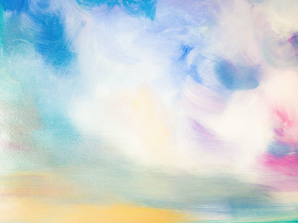 Träumerisches Pastellabstrakt von Ejaaz Haniff