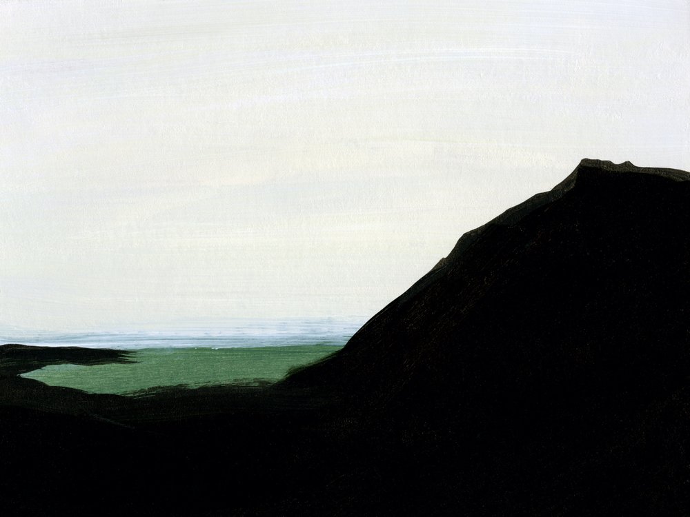 Minimalistische Berglandschaft von Ejaaz Haniff