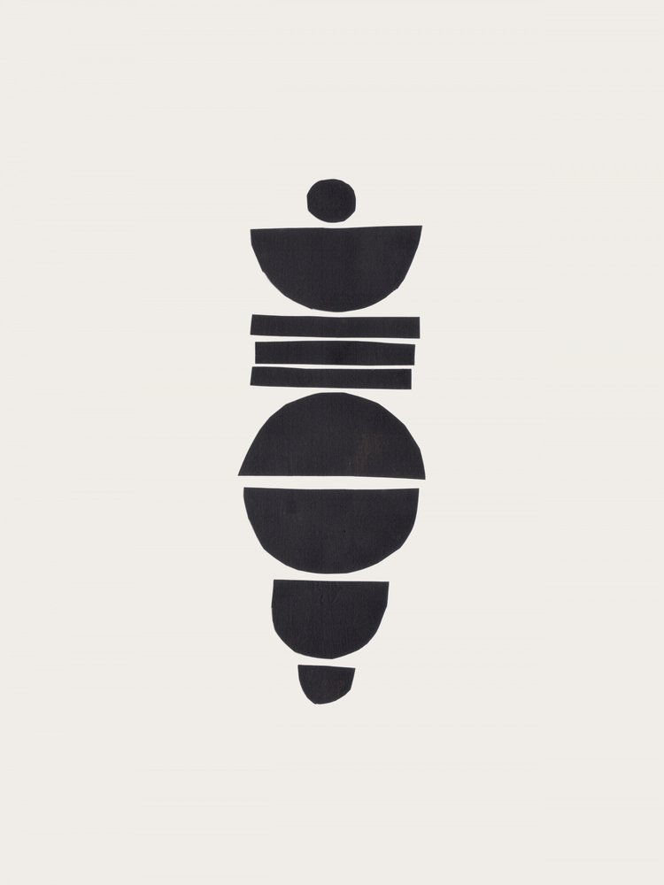 Minimalistische abstrakte Formen von Ejaaz Haniff