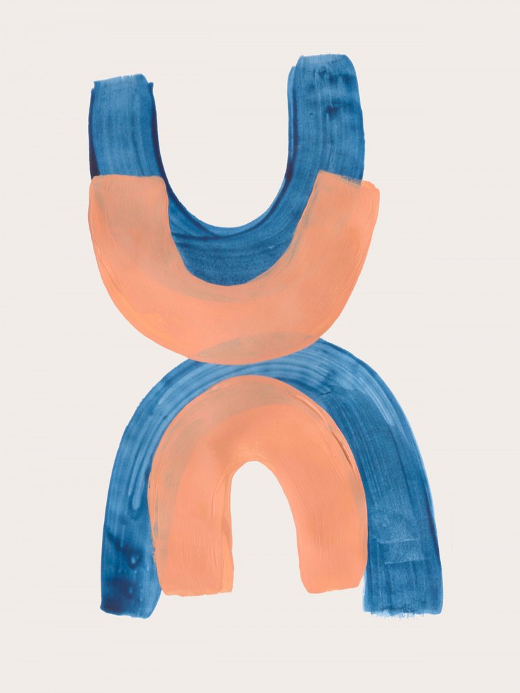 Moderne Blaue Bögen von Ejaaz Haniff