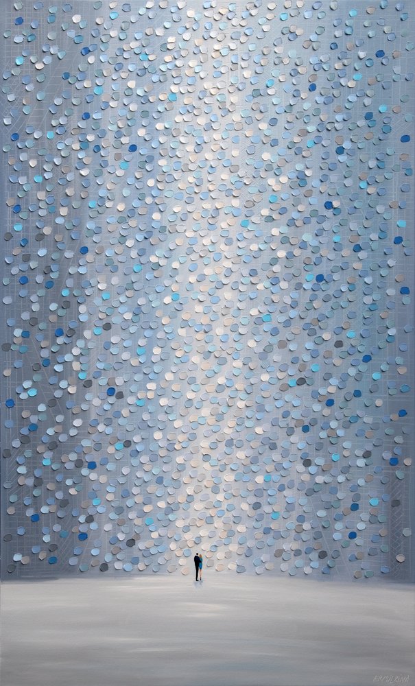Blaue Licht Einsamkeit von Ekaterina Ermilkina