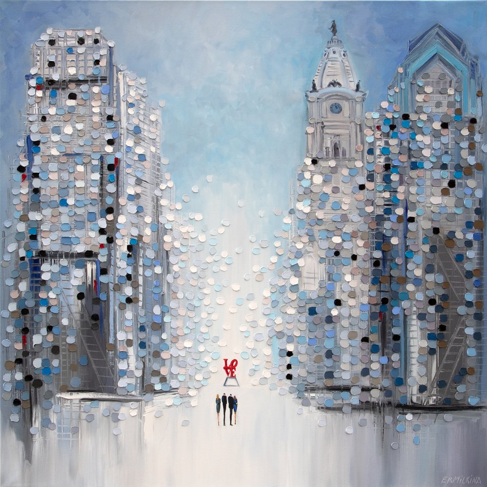 Philadelphia Love Street von Ekaterina Ermilkina