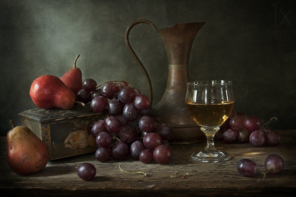 Herbst Stillleben Tisch von Eleonora Grigorjeva