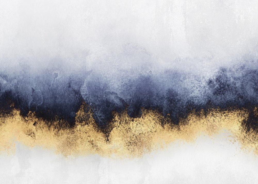 Indigo Goldener Schimmer von Elisabeth Fredriksson