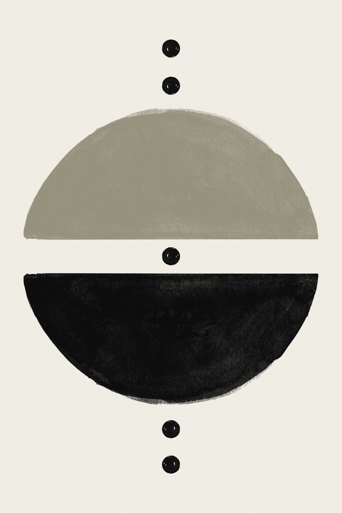 Abstrakte Geometrische Balance von Ema Paraschiv