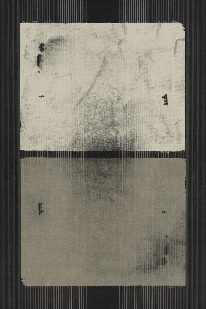 Monochrome geometrische Balance von Ema Paraschiv