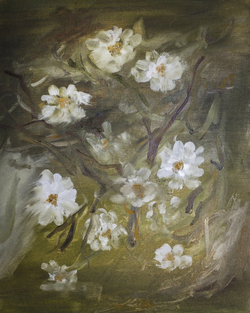 Sanfte Weiße Blüten von Emily Tingey