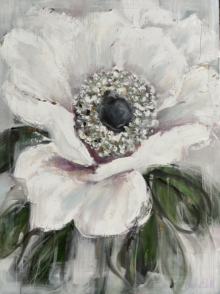 Elegante weiße Blüte von Emma Bell