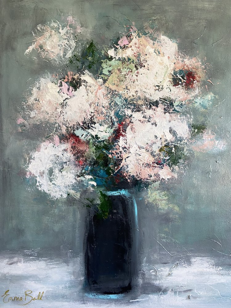 Weiche abstrakte Blumen von Emma Bell