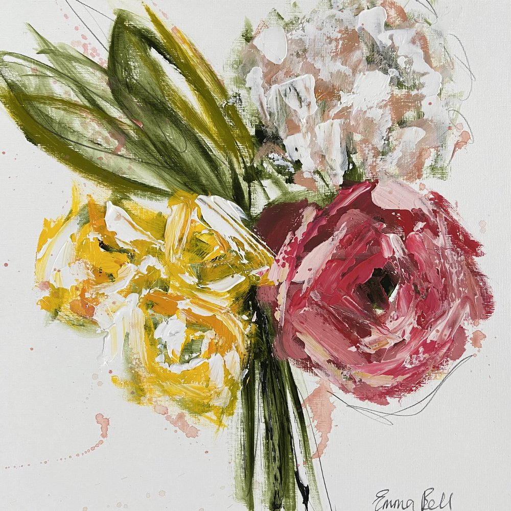 Lebendiger Blumenstrauß von Emma Bell