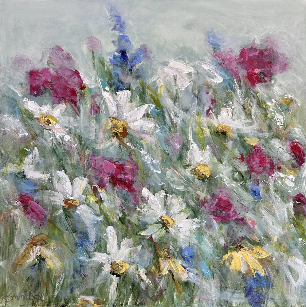 Lebendige Sommerwiese von Emma Bell