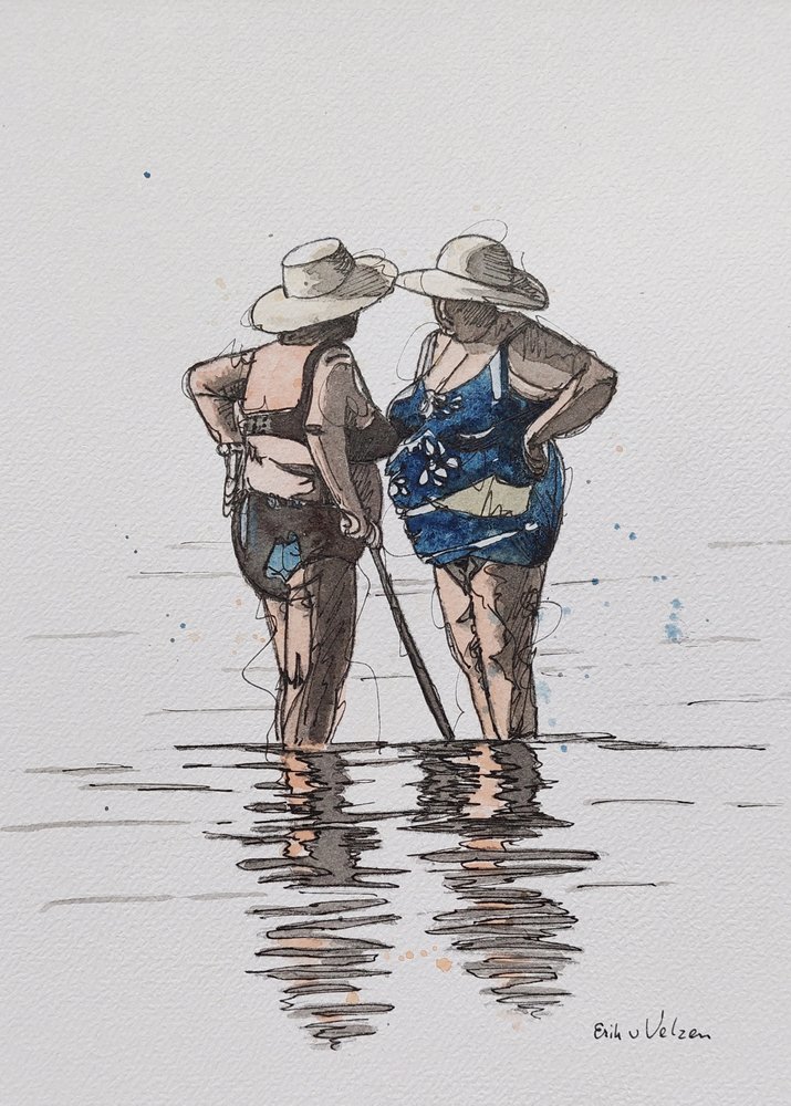 Sommerwasserplauderei von Erik Van Velzen