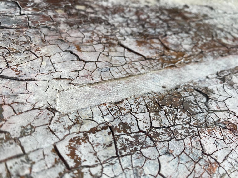 Rissige weiße Oberfläche von Gabriela Aleksandra Szuba