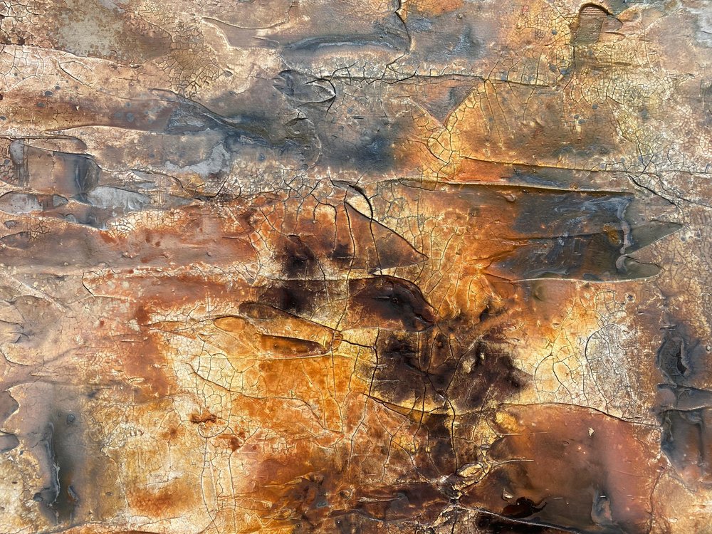 Industrieller Verfall Abstrakt von Gabriela Aleksandra Szuba