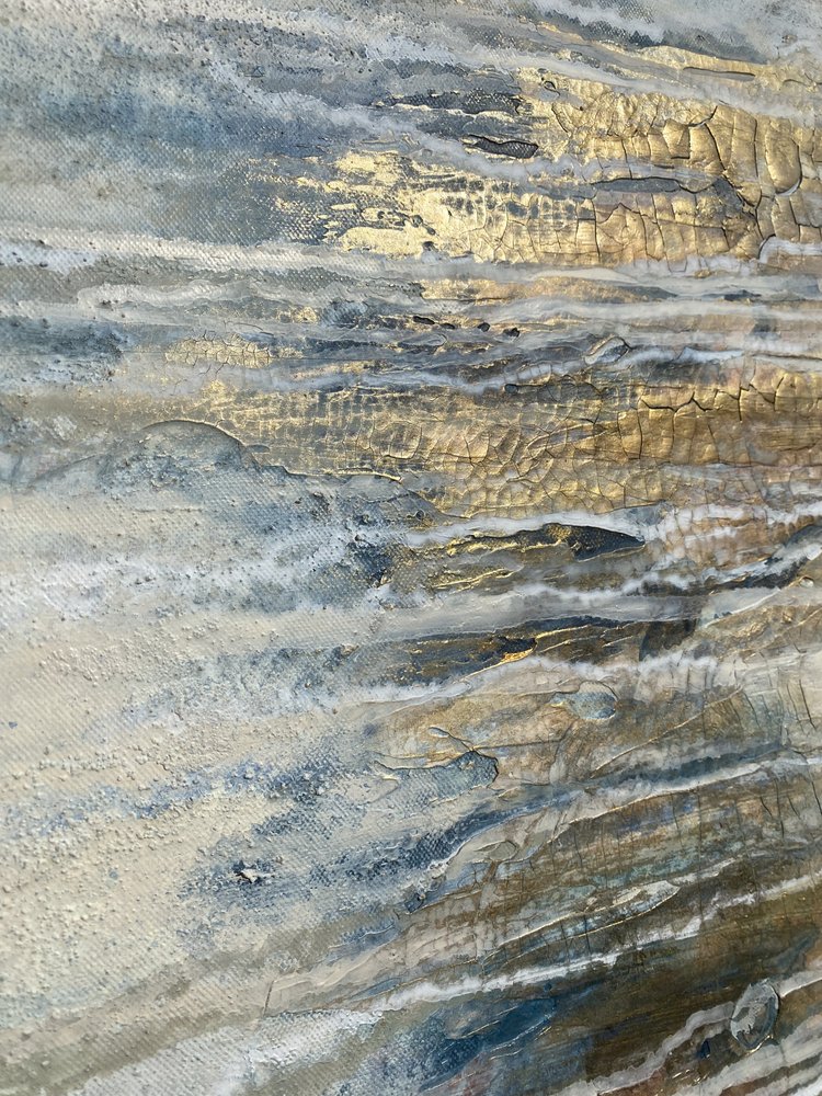 Schimmernde Goldene Schichten von Gabriela Aleksandra Szuba