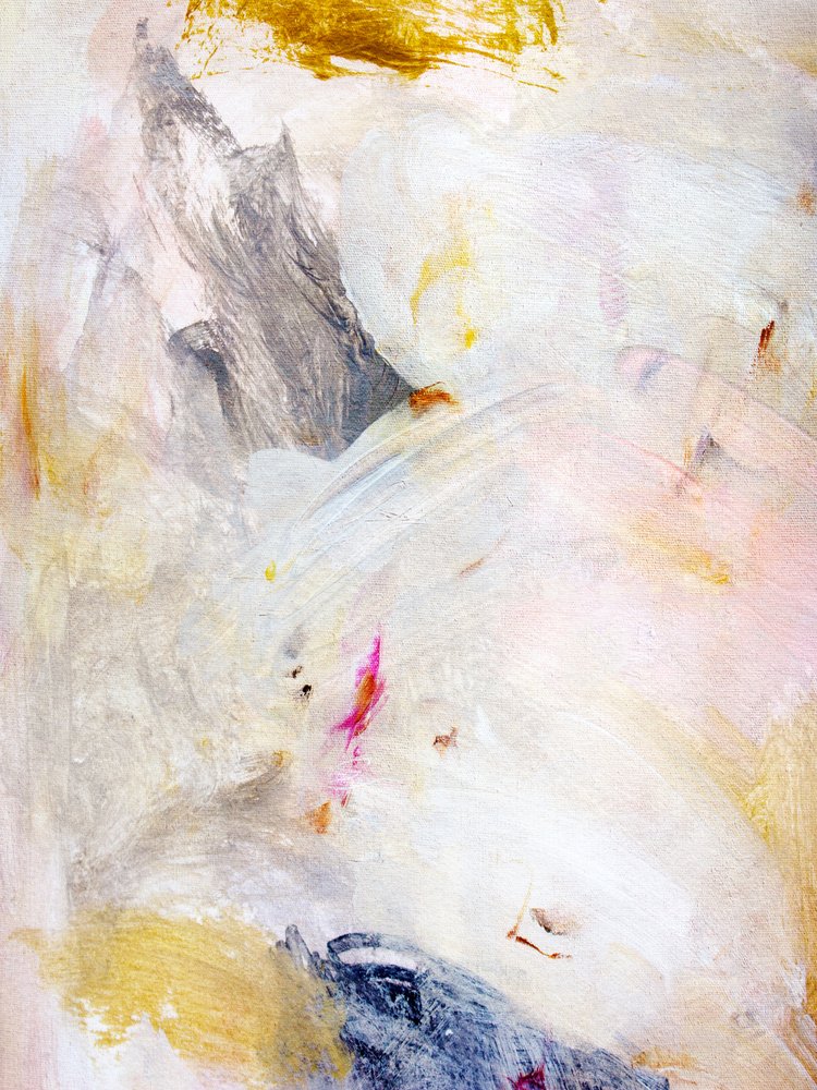 Goldener Abstrakter Gipfel von Gemma Bardot