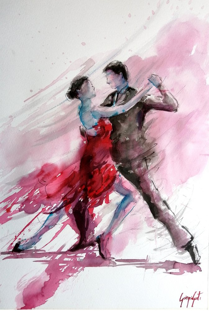 Leidenschaftlicher Tango-Tanz von Giorgio Gosti